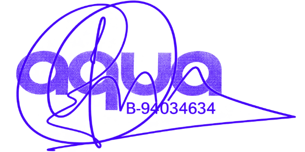 Firma AQUA — B-94034634